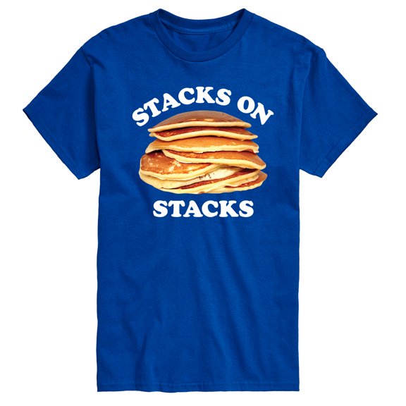 Instant Message - Pancakes Stacks On Stacks - Men's Short Sleeve Graphic T-Shirt