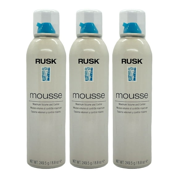 Rusk Maximum Volume & Control Mousse 8.8 Oz (Pack of 3)