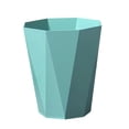 thumbnail image 1 of Cubo de basura pequeño, contenedor de basura, cesto de papel, cubo de basura para dormitorio universitario, hogar verde, 1 of 8