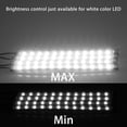 thumbnail image 3 of 4-pack 12 LED Car Interior Atmosphere Neon Lights Strip Music Control+IR Remote, 3 of 7