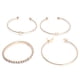thumbnail image 3 of Heart Star Bracelet Shining Bracelet Exquisite Alloy Durable 4pcs Bracelet for Women for Daily Life ANGGREK Otros, 3 of 8