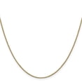 thumbnail image 3 of Diamond2Deal 14K Yellow Gold .9mm Box Chain Necklace for Women 14", 3 of 6