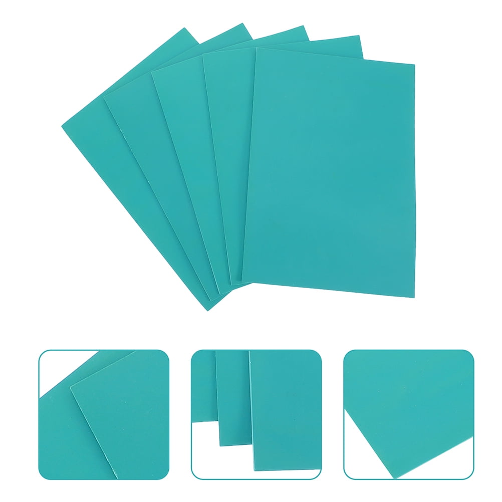 LITINKIMI 6Pcs Craft Supplies for Kids Dark Green PVC for Print Making Projects
