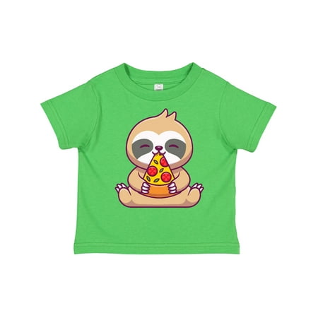 

Inktastic Sloth Pizza Gift Toddler Boy or Toddler Girl T-Shirt