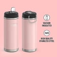 thumbnail image 3 of Botella de Agua de Acero Inoxidable de la Serie ICON de THERMOS con Pajita, 3 of 3