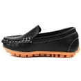 thumbnail image 2 of DADAWEN Boys Soft Split Leather Slip-On Loafer Dress Shoes 6.5 Toddler, 2 of 5