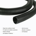 thumbnail image 5 of Split Wire 9/16inch Black Loom Conduit Corrugated Plastic Wire Cover Protect Wires Cables, 5 of 5