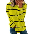 thumbnail image 6 of Patlollav Pntutb Women Long Sleeve Sweatshirt Pullover,Ladies Tunic Tops, 6 of 7