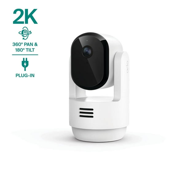 Arlo Essential Indoor Pan Tilt Security Camera (2025 Release) - 2K Video, Wired Plug-In Power, 1-Cam