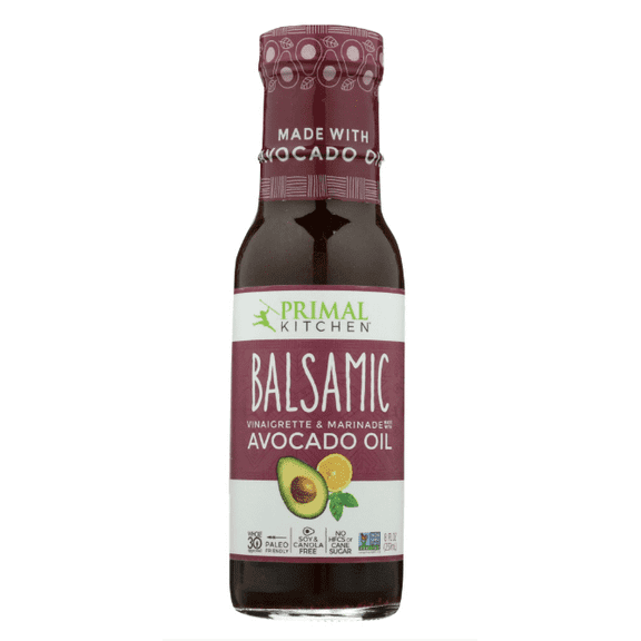 Primal Kitchen Balsamic Dressing & Marinade 8 fl oz (Pack of 4)