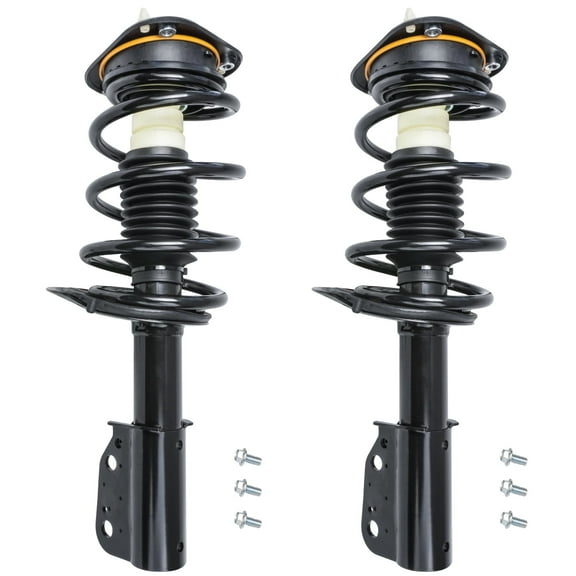 Detroit Axle - Front 2pc Struts for Buick LeSabre Lucerne Cadillac DeVille DTS Pontiac Bonneville Oldsmobile Aurora, 2 Struts w/Coil Spring Assembly Replacement