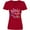 True Red, variant on Inktastic Thankful and Blessed Inspirational Saying with Flowers Women's V-Neck T-Shirt