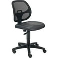 thumbnail image 2 of Global Industrial Armless Mesh Back Office Chair, Vinyl, Black, 2 of 4