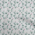 thumbnail image 1 of oneOone Polyester Spandex Dusty Teal Green Fabric Cactus Quilting Supplies Print Sewing Fabric By The Yard 56 Inch Wide, 1 of 5