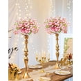 thumbnail image 4 of Babys Breath Artificial Flowers, 24Pcs Fake Baby Breath Flowers Artificial Bulk Faux Gypsophila Real Touch Flowers for Wedding DIY Bouquet Arrangement Party Home Garden Spring Decor, Pink, 4 of 8