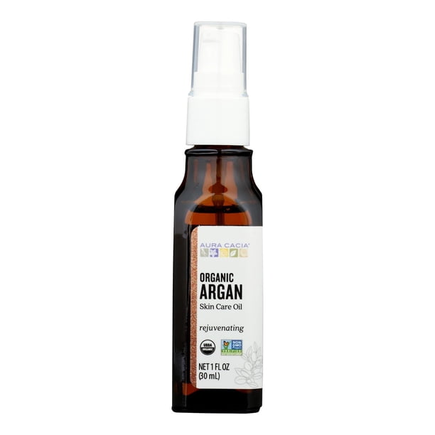 Aceite para el cuidado de la piel Aura Cacia Argan, certificado orgánico, 30 ml