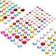 thumbnail image 1 of Uxcell 440 Pcs Gemas Adhesivas para Manualidades, 5 Hojas de Gemas Autoadhesivas Brillantes en Forma Circular, Multicolor, 1 of 5