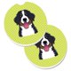 thumbnail image 1 of Juego de 2 posavasos para coche Caroline's Treasures Bernese Mountain Dog BB1299CARC, 1 of 1