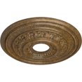 thumbnail image 3 of Ekena Millwork 17 5/8"OD X 3 5/8"ID X 1 7/8"P Orleans Ceiling Medallion (Fits Canopies up to 4 5/8"), Hand-Painted Rubbed Bronze, 3 of 7