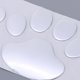 thumbnail image 5 of 2xPair 3D Animal Foot Print Coche Ventana Parachoques Cuerpo Calcomanía Emblema Plata Zulema Etiqueta engomada de la etiqueta engomada del coche de la impresión de la pata, 5 of 8