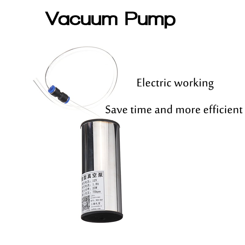 2L//0.5 Gal Barrel Goat Milking Machine Electric Vacuum Pump Sheep Milker 2 Teats