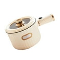 thumbnail image 2 of Cuiseur Électrique, Cuiseur Électrique pour Nouilles Fondue Chinoise Cuiseur Ramen, Cuiseur à Riz Électrique 1,6 L Mini Machine de Cuisson, Marmite Électrique Casserole en Acier Inoxydable, Cuiseur Multifonction portable Beige, 2 of 8