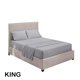 thumbnail image 1 of Juego de ropa de cama para el hogar Sábana de cama Funda de colchón Funda de almohada Juego de ropa de cama de poliéster de color sólido, Gris, King, 4pcs / set Eigraketly HA6267-42B, 1 of 7