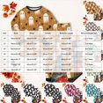thumbnail image 3 of NOLDARES Toddler Girls Boys Halloween Skeleton Pajamas Sets Kids Cute Pumpkin Sleepwear Boys Halloween Ghost 2 Pcs PJS(Beige,2-3 Y), 3 of 9