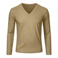 thumbnail image 4 of Kalauyu Long Sleeve Gym T Shirts for Men Mesh V Neck Quick Dry Moisture Wicking Casual Lightweight Summer Solid Workout Tops, 4 of 9