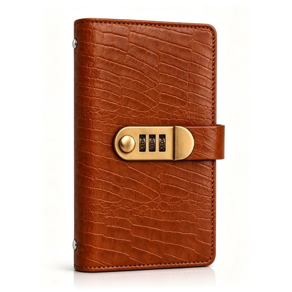100 Page Lockable Savings Notebook, 100 Envelope Savings Challenge Book，Keep Cash Organized in One Private Place with Password Lock. Compact, Lockable, and Easy To Use for Everyday Saving