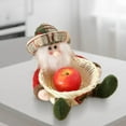 thumbnail image 6 of Christmas Santa Claus Candy Basket Fruit Basket Decoration Desktop Ornament - Charming Basket for Christmas, Great for Displaying Treats, 6 of 6