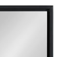 thumbnail image 4 of Kate and Laurel Evans Modern Wall Mirror, 18" x 24", Black, Contemporary Chic Accent Mirror, 4 of 7