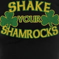 thumbnail image 3 of CafePress - Shake Your Shamrocks Women's Dark Pajamas - Women's Short Sleeve Print T-Shirt and Pants Dark Cotton Pajama Set, 3 of 7
