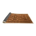thumbnail image 2 of Ahgly Company Indoor Square Oriental Orange Industrial Area Rugs, 4' Square, 2 of 4