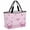 Pink, variant on Purple Floral Butterflies Beach Bag for Women, Large Breathable Mesh Beach Tote Bag, Abstract Art Vintage Botanical Sandproof Lightweight Travel Bags for Vacation Picnic Swimming Pool