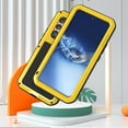 thumbnail image 2 of Samsung Galaxy S21 Ultra Metal Bumper Silicone Case with Stand Hybrid Military [Tough Armour] Shockproof Heavy Duty Rugged case Built-in Screen Protector Cover for Samsung Galaxy S21 Ultra,Yellow, 2 of 16