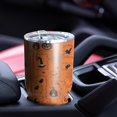 thumbnail image 4 of 30oz Halloween Orange Background Icons Tumblers Stainless Steel Tumbler with Lid and Straw,Vacuum Insulated Double Wall Travel Tumbler Cups Mug with Cleaning Brush for Coffee,Tea, 4 of 7