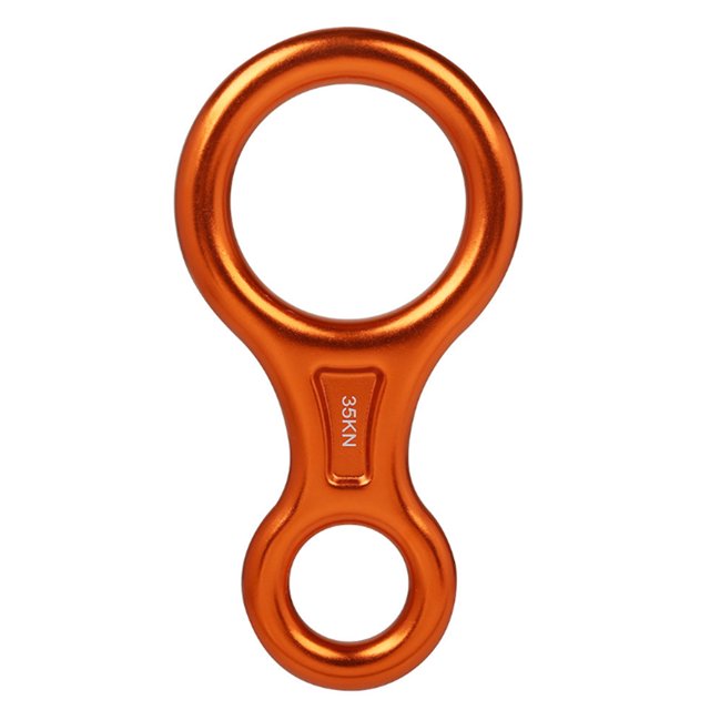 Sywqhk Figura 8 Anillo de descenso de escalada Equipo de montañismo al aire libre (naranja) Sywqhk Alta Calidad