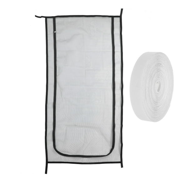FESTFENDS pet screen door Pet Screen Door Black Durable for Pet Safety 1Pack