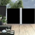 thumbnail image 1 of vidaXL Auvent Rétractable Double Face pour Patio 170x600 cm Noir, 1 of 5
