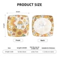 thumbnail image 5 of Honeii Groovy Hippie Flower Mushrooms Print Square Cushion Cover with Elastic Band & Ties,Sofa Cushion Covers,Furniture Protector for Living Room,Washable Sofa Seat Slipcover-Two Pieces, 5 of 7