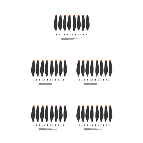 Injueey 8 piezas Wing Dual Airfoils Small Compact Airfoil Minimalist rendimiento Reemplazo para Mini 3 Rubicelle Type2 NO2