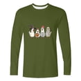 thumbnail image 4 of ThriftyPlait Funny Halloween Graphic Tee for Men Plus Size Crewneck Long Sleeve Shirt Casual Loose Fit Fall Top for Men, 4 of 4