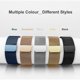 thumbnail image 3 of Correa de Metal para Samsung Galaxy Watch 4, 5, 6, Active 2, 40mm, 44mm, pulsera de repuesto de bucle magnético milanés clásico, 3 of 4