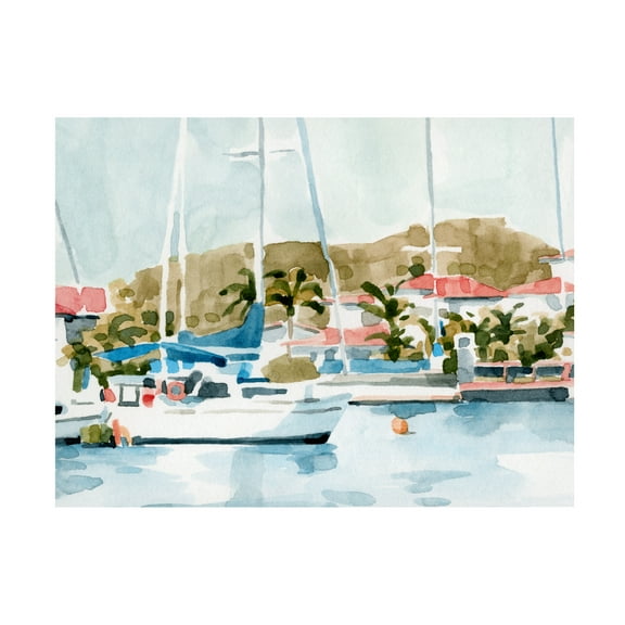 Emma Caroline 'Vintage Vacation II' Canvas Art