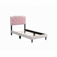 thumbnail image 3 of Twin Size metal platform bed frame no box spring white for bedroom, 3 of 5