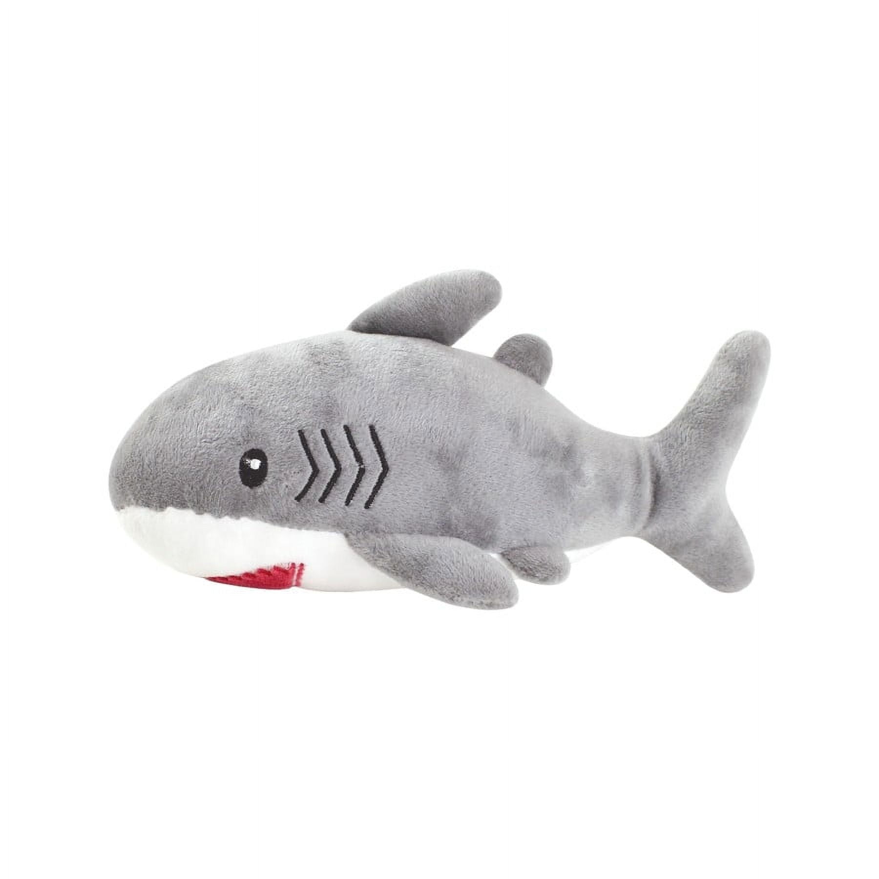 Hudson Baby Infant Boy Plush Bathrobe and Toy Set, Shark, One Size