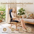 thumbnail image 6 of Millsilo Rocking Chair Cushion Set 44" x 19" x 4", High Back Tufted Cushion, Soft Breathable Corduroy Fabric, Non-Slip, Blue, 6 of 8