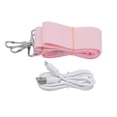 thumbnail image 3 of Makeup Bag W/ Mirror Led Light Travel Makeup Train Case Cosmetic Storage Bag Pink, 3 of 12