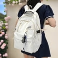 thumbnail image 3 of 1pc Simple Fashion Waterproof Backpack, Casual Travel Backpack, 3 of 5